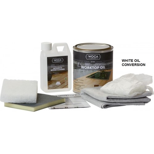Woca Worktop Oiling Box Kit, White 699975A-W  (DC)